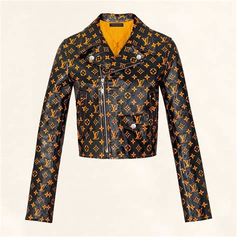 frauen lederjacken louis vuitton|louis vuitton ladies jackets.